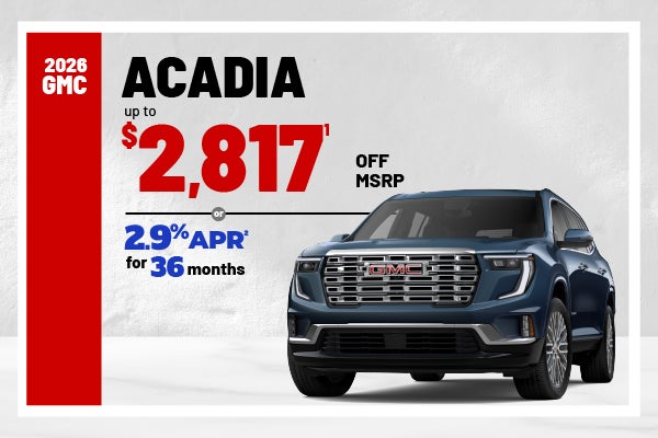 2026 GMC Acadia
