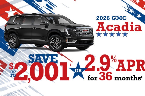 2026 GMC Acadia