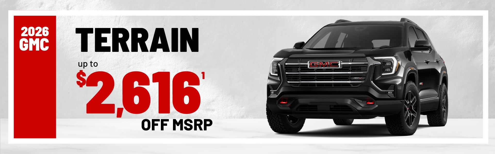 2026 GMC Terrain - up to $2616 off MSRP