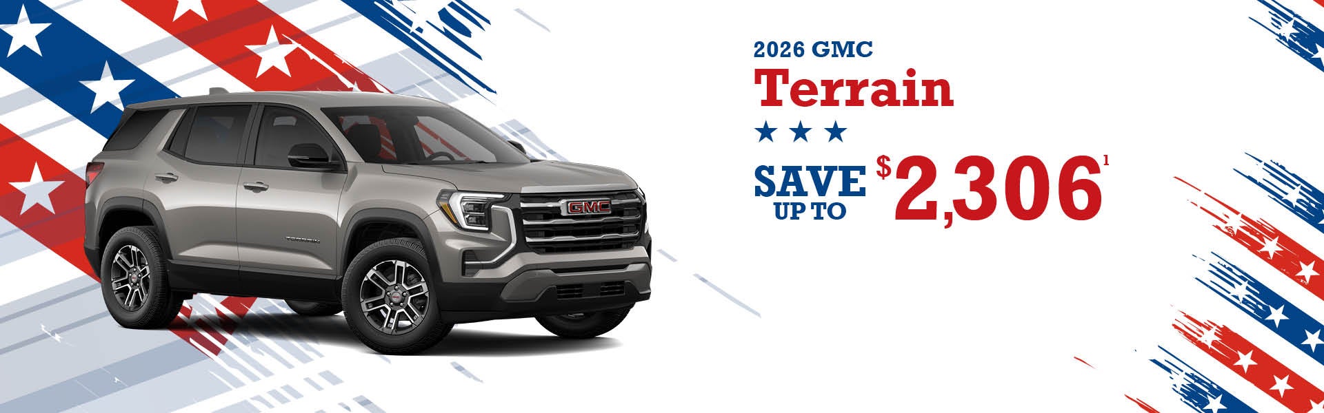 2026 GMC Terrain - up to $2306 off MSRP