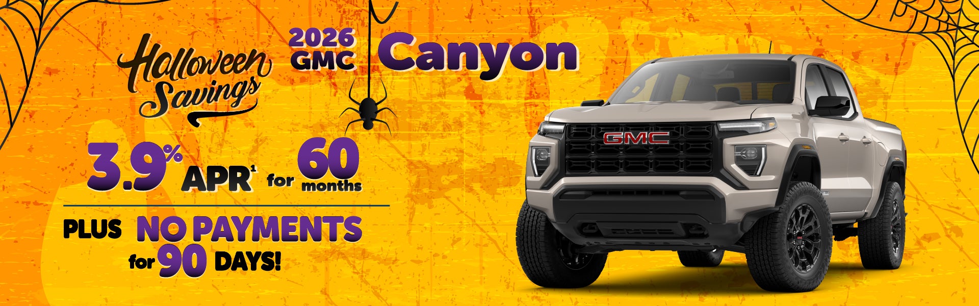 2026 GMC Canyon - 3.9% APR for 60 month