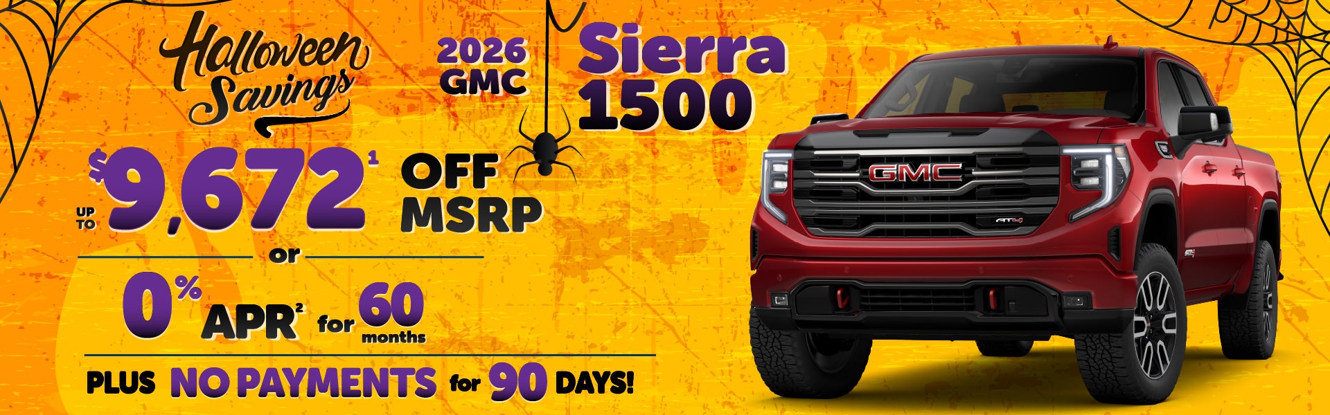 2026 GMC Sierra 1500 - save up to $9672 or 0% APR