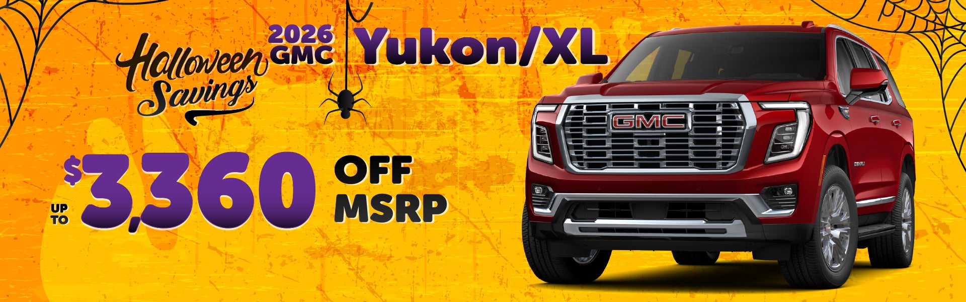 2026 GMC Yukon - up to $3360 off MSRP