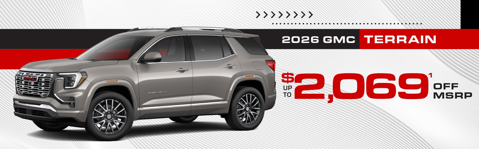 2026 GMC Terrain - up to $2069 off MSRP